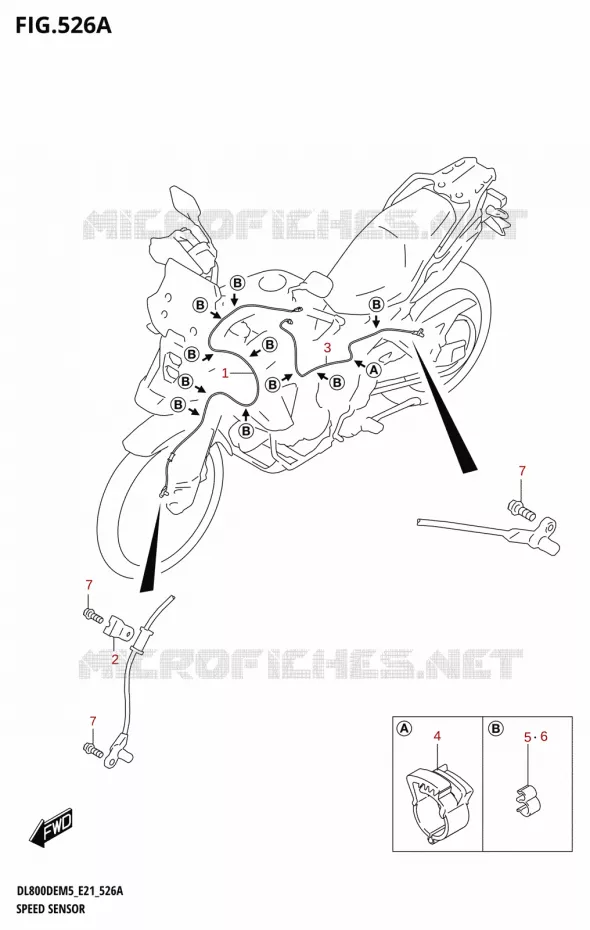 SPEED SENSOR Suzuki MOTO 800 V-STROM 2025  DL800DERC 2025 M5 (E21)