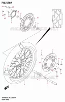FRONT WHEEL for Suzuki V-STROM 800 2025