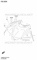 FUEL TANK COVER for Suzuki V-STROM 800 2025