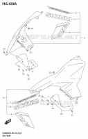 REAR FAIRING for Suzuki V-STROM 800 2025