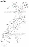 REAR FENDER for Suzuki V-STROM 800 2025