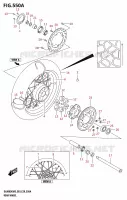 REAR WHEEL for Suzuki V-STROM 800 2025