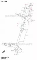 STEERING COLUMN for Suzuki V-STROM 800 2025