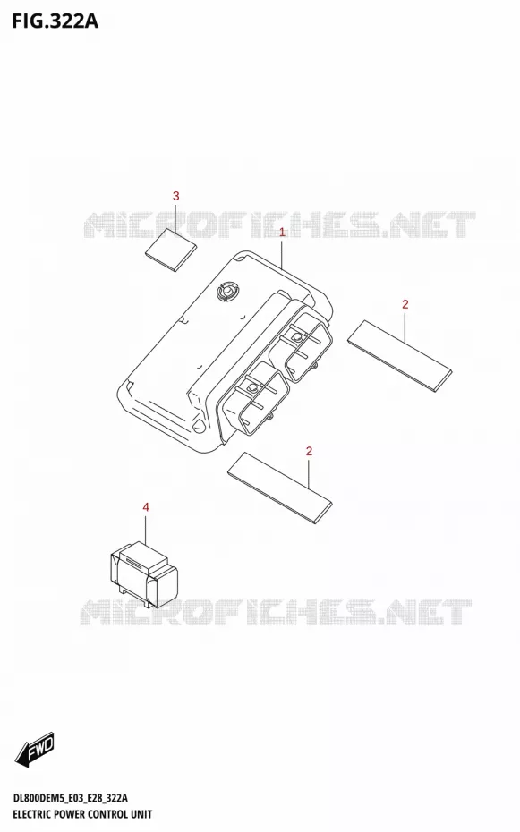 ELECTRIC POWER CONTROL UNIT Suzuki MOTO 800 V-STROM 2025  DL800DERC 2025 M5 (E28)