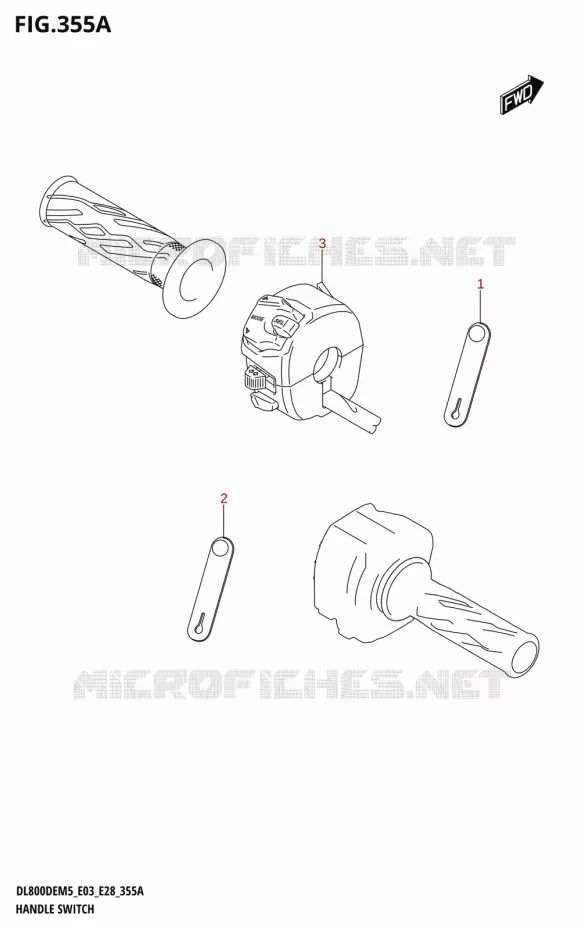 SWITCHES Suzuki MOTO 800 V-STROM 2025  DL800DERC 2025 M5 (E28)