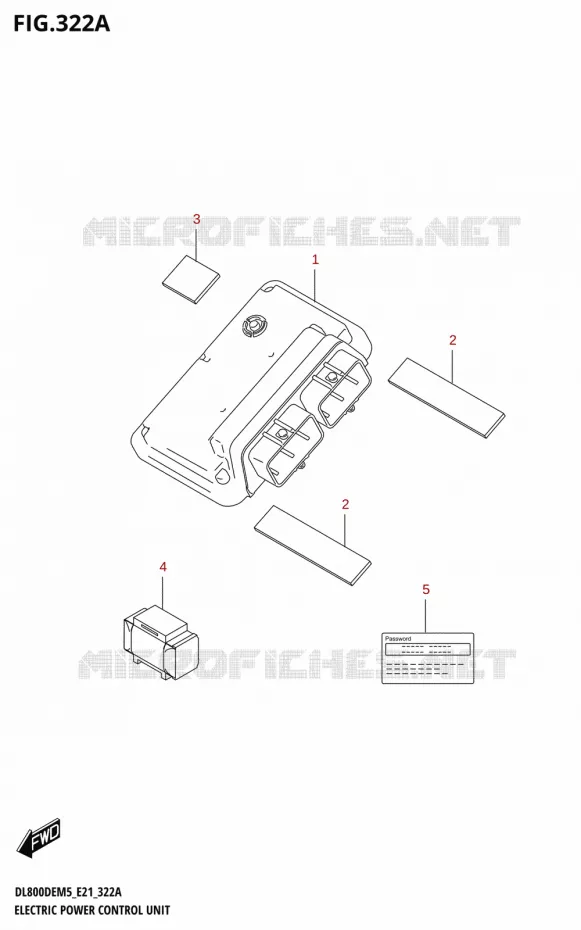 ELECTRIC POWER CONTROL UNIT Suzuki MOTO 800 V-STROM 2025  DL800DEUC 2025 M5 (E21)