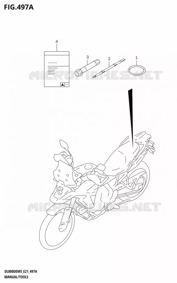 MANUAL - TOOLS Suzuki MOTO 800 V-STROM 2025  DL800DEUC 2025 M5 (E21)