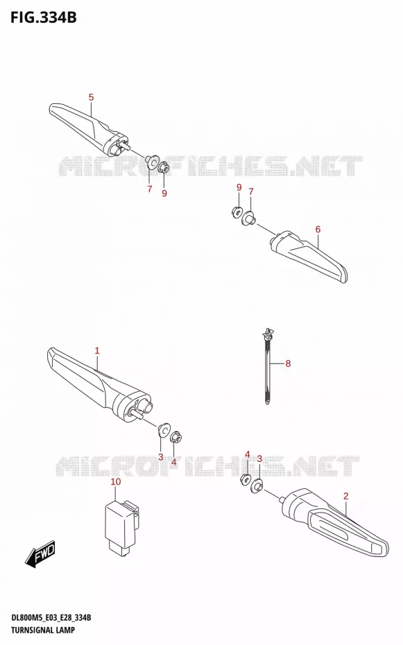 INDICATORS Suzuki MOTO 800 V-STROM 2025  DL800RQ 2025 M5 (E28)