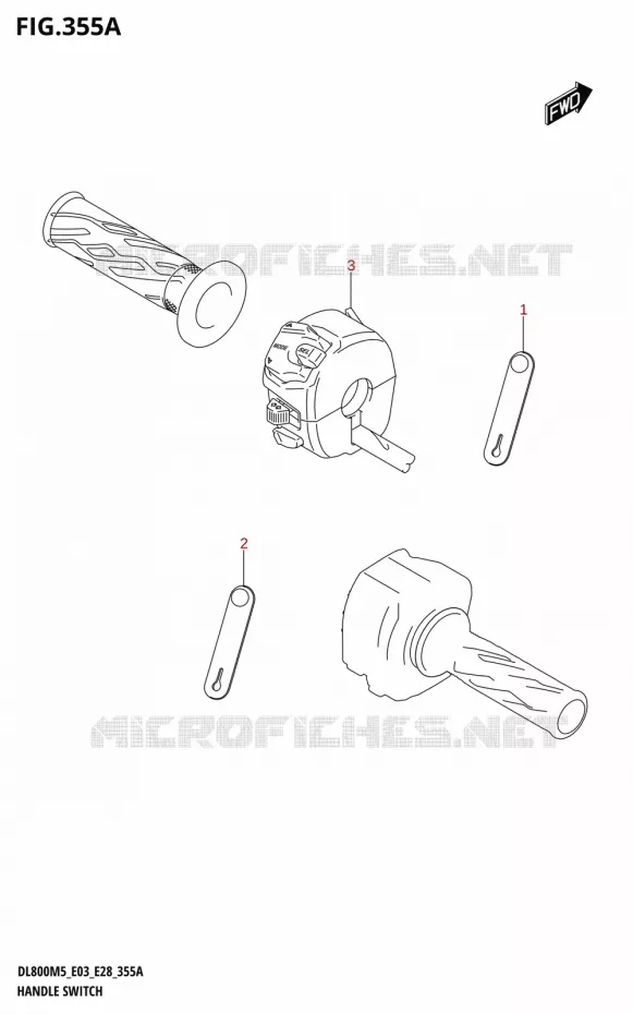 SWITCHES Suzuki MOTO 800 V-STROM 2025  DL800RQ 2025 M5 (E28)
