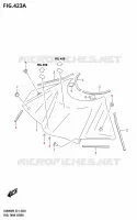 FUEL TANK COVER for Suzuki V-STROM 800 2025