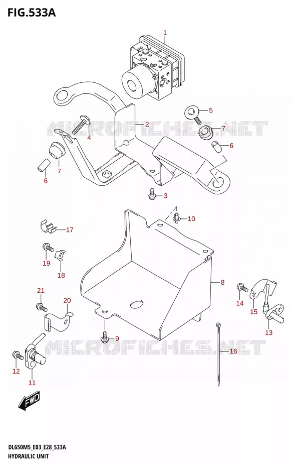ABS SYSTEM Suzuki MOTO 650 V-STROM 2025  DL650A 2025 M5 (E28)
