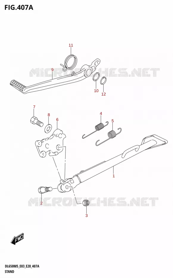STAND Suzuki MOTO 650 V-STROM 2025  DL650A 2025 M5 (E28)