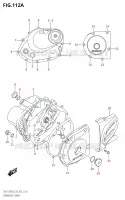 CRANKCASE COVER for Suzuki DR-Z 125 2023