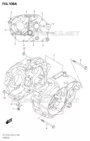 CRANKCASE for Suzuki DR-Z 125 2023
