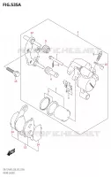 FRONT CALIPER (DR Z125L:E28) for Suzuki DR-Z 125 2023