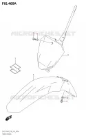 FRONT FENDER for Suzuki DR-Z 125 2023