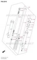 FRONT FORK (DR Z125L:E33) for Suzuki DR-Z 125 2023