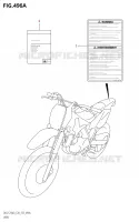 LABEL (DR Z125:E28) for Suzuki DR-Z 125 2023