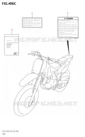 LABEL (DR Z125L:E33) for Suzuki DR-Z 125 2023