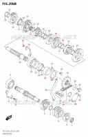 TRANSMISSION (DR Z125L:E28) for Suzuki DR-Z 125 2023