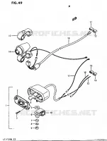BACKUP LAMP for Suzuki OZARK 230 1987