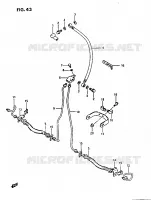 BRAKE HOSE for Suzuki OZARK 230 1987