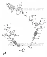 CAM SHAFT/VALVE for Suzuki OZARK 160 2003