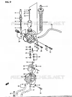 CARBURETOR for Suzuki OZARK 230 1987
