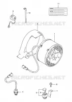 COOLING FAN (E17,E24) for Suzuki KINGQUAD 250 1996