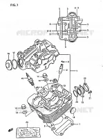 CYLINDER HEAD for Suzuki OZARK 230 1987