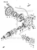 FINAL DRIVE for Suzuki OZARK 230 1987