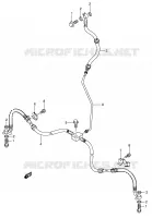 FRONT BRAKE HOSE for Suzuki KINGQUAD 700 2005