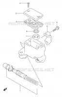 FRONT MASTER CYLINDER for Suzuki KINGQUAD 250 1996