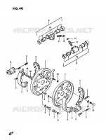 FRONT WHEEL BRAKE for Suzuki OZARK 230 1987