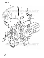 FUEL TANK for Suzuki OZARK 230 1987
