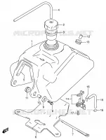 FUEL TANK for Suzuki OZARK 160 2003