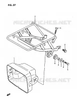 HEADLAMP HOUSING for Suzuki OZARK 230 1987