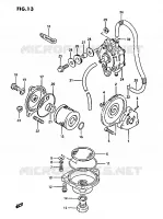 OIL PUMP   FUEL PUMP for Suzuki OZARK 230 1987