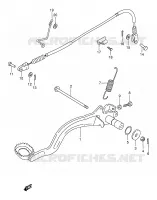 REAR BRAKE for Suzuki KINGQUAD 250 1996