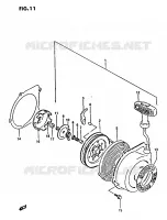 RECOIL STARTER for Suzuki OZARK 230 1987