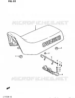 SEAT for Suzuki OZARK 230 1987