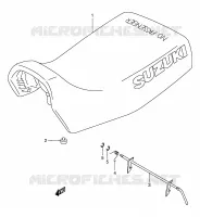 SEAT for Suzuki KINGQUAD 250 1996