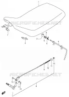 SEAT for Suzuki OZARK 160 2003