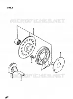 STARTER MOTOR CLUTCH for Suzuki OZARK 230 1987