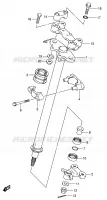 STEERING COLUMN for Suzuki KINGQUAD 700 2005