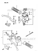SWITCHES for Suzuki OZARK 230 1987