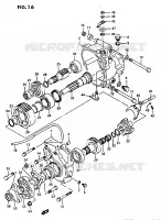 TRANSMISSION 2 for Suzuki OZARK 230 1987