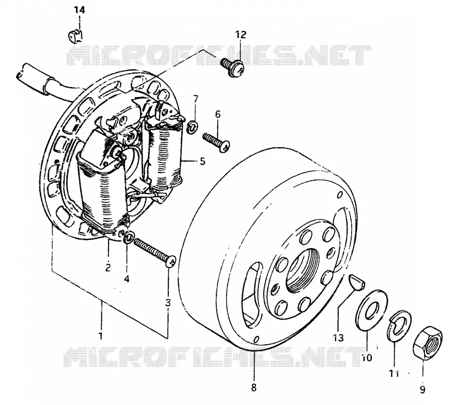 IGNITION Suzuki MOTO 50 ZR 1999  ZR50SKX