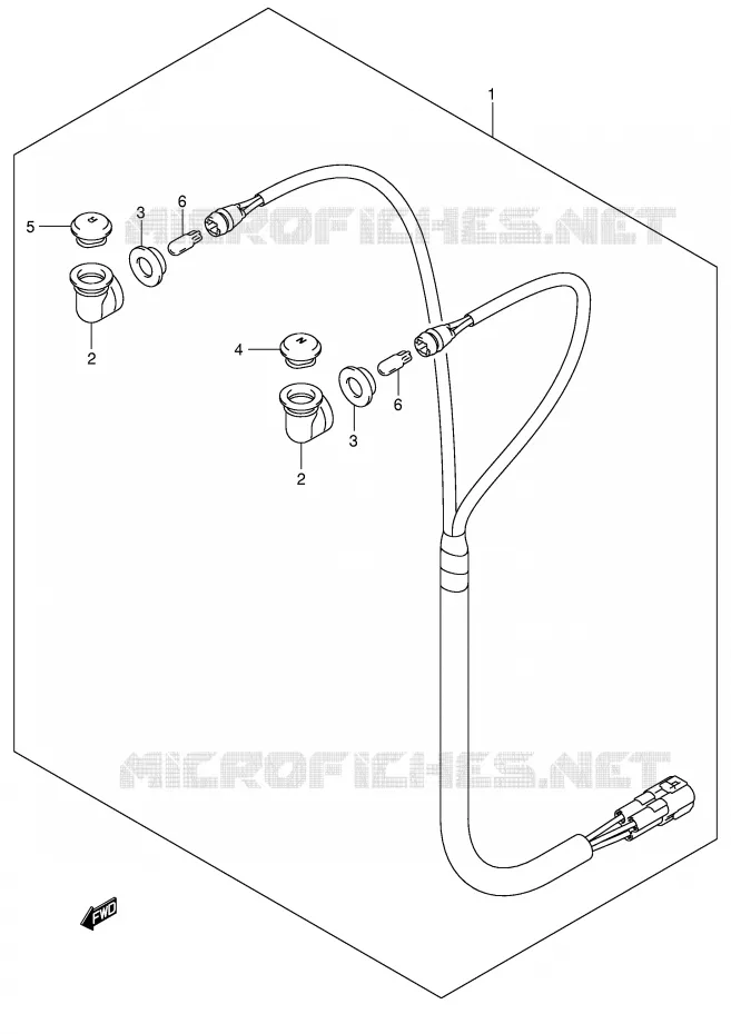 PILOT LAMPS Suzuki QUAD 250 QUADSPORT 2004  LT-Z250K4(E19)