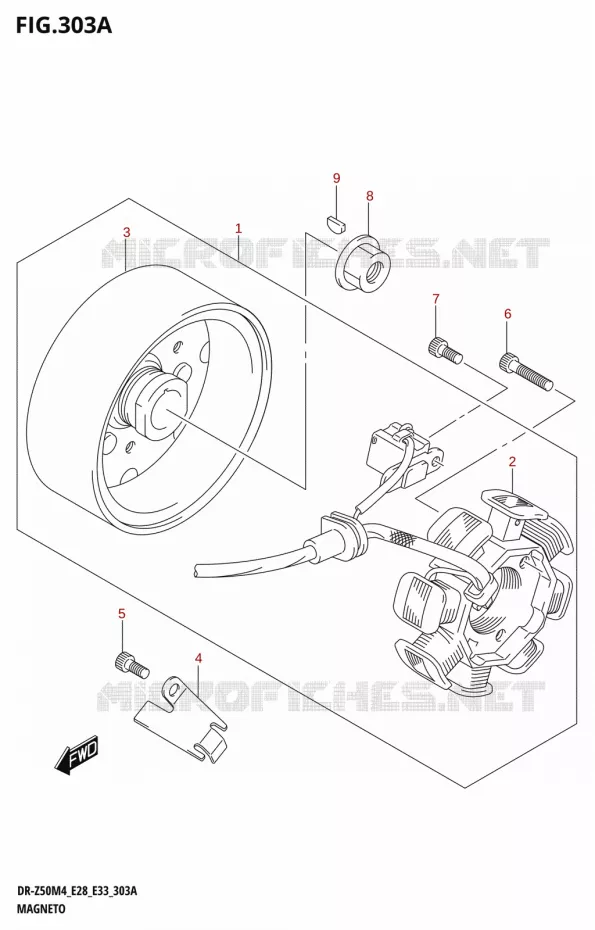 IGNITION Suzuki MOTO 50 DR 2024  DR-Z50 2024 M4 (E28)